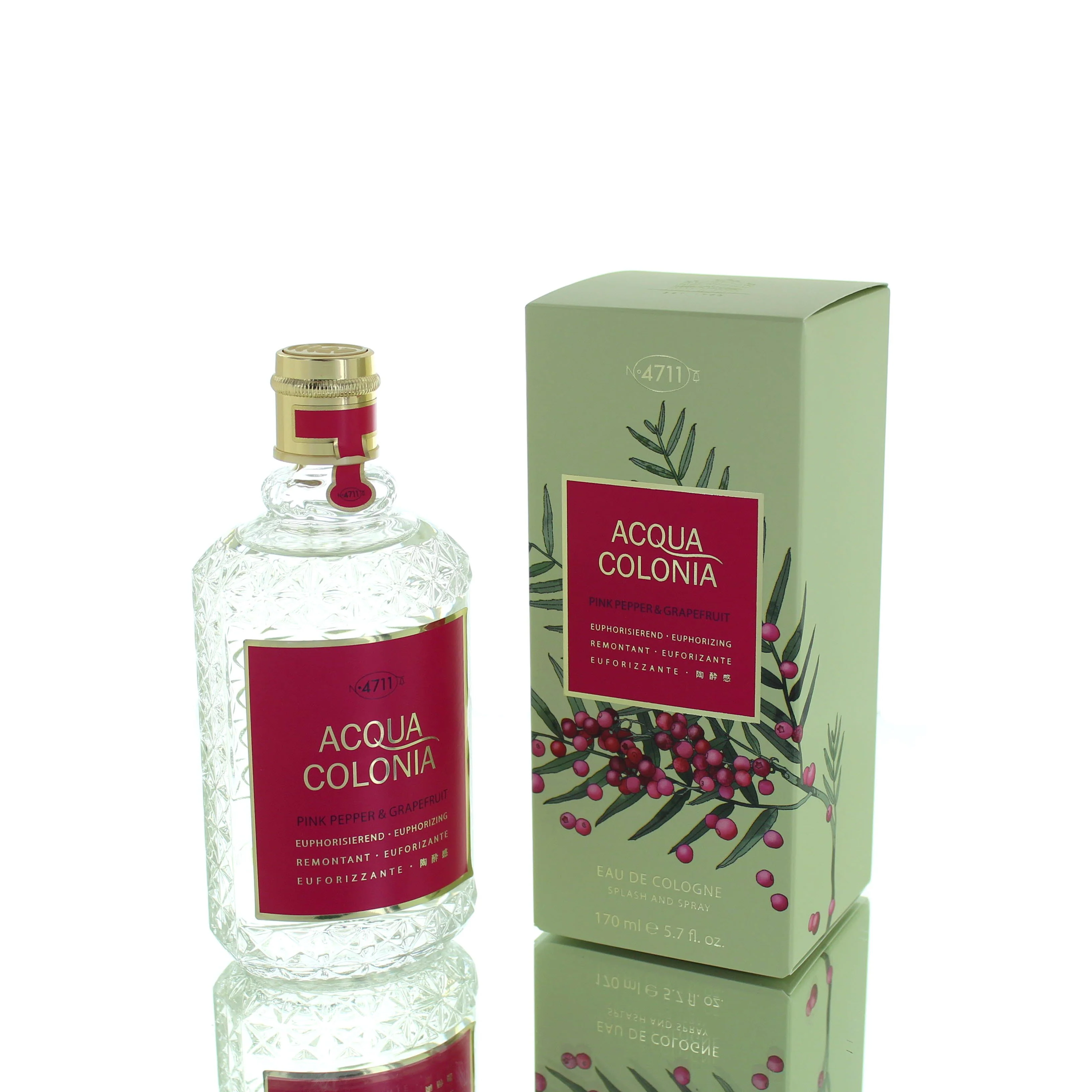 4711 Aqua Colonia Pink Pepper and Grapefruit For Man/Woman